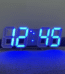 3D LED Digital Wall Clock – Modern Time Display with Alarm & Night