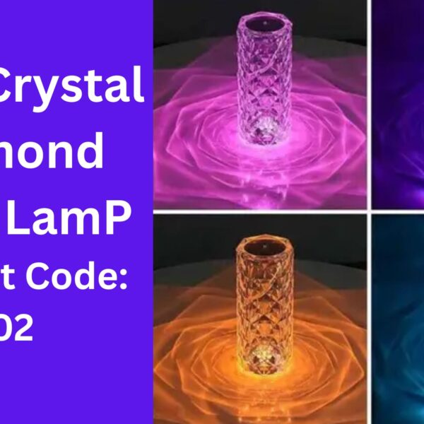Rose Crystal Diamond Table LamP